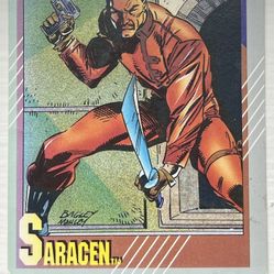 Saracen Supervillians Trading Card 1991