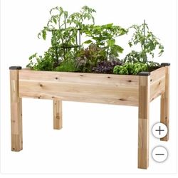 CedarCraft Elevated Cedar Planter 34" x 49" x 30