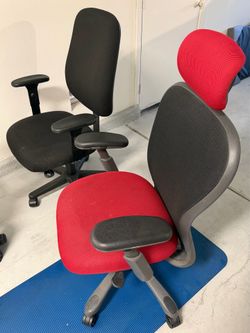 Two office chairs (one premium) for the price of 1