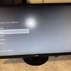 Acer 28” 4k LED backlit monitor