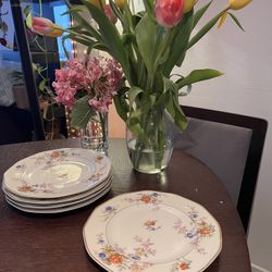 Porcelain Plates From Limognes France
