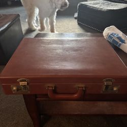 Vintage Leather Briefcase 