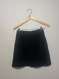 Vintage Germano Zama Black A-Line Mini Skirt | Size Medium