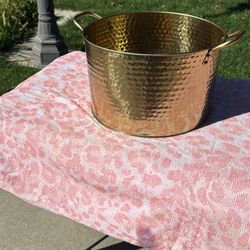Brass Colored Bucket From World Market 