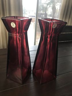 Glass vases