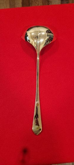 Vintage 1995 Royal limited silver plated soup  Ladle