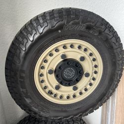 16x8 Black Rhino Desert Sand, Falken Wildpeak 