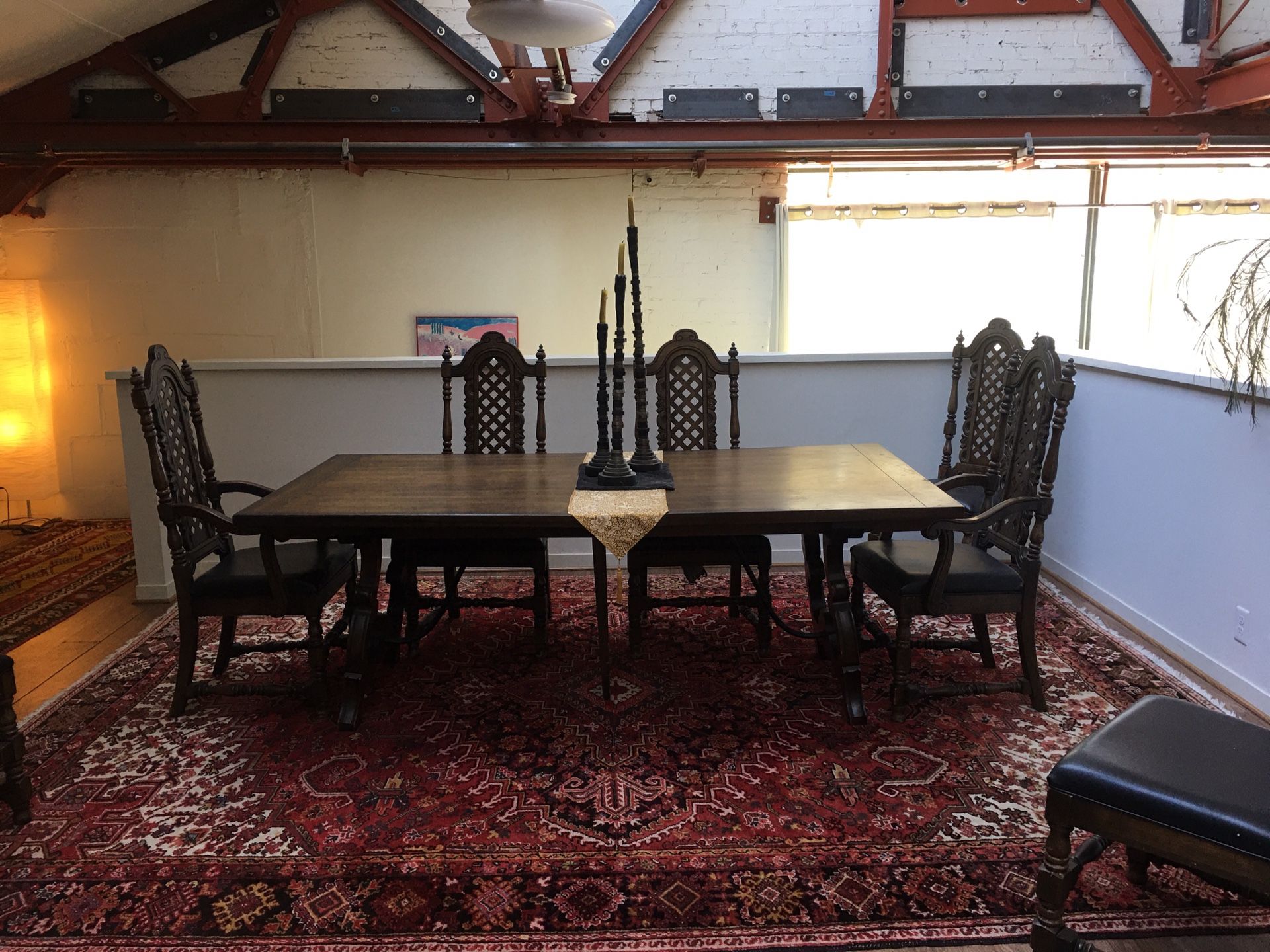 Large Antique Dinner Table