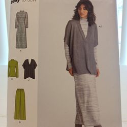 Simplicity Easy To Sew Pattern 