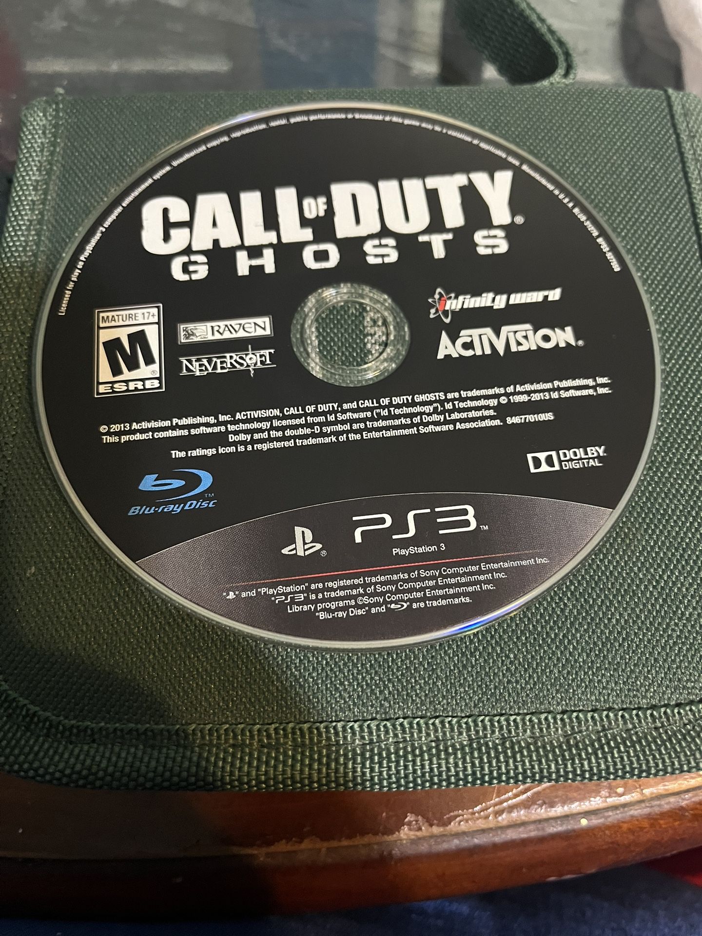 Call Of Duty Ghosts PS3