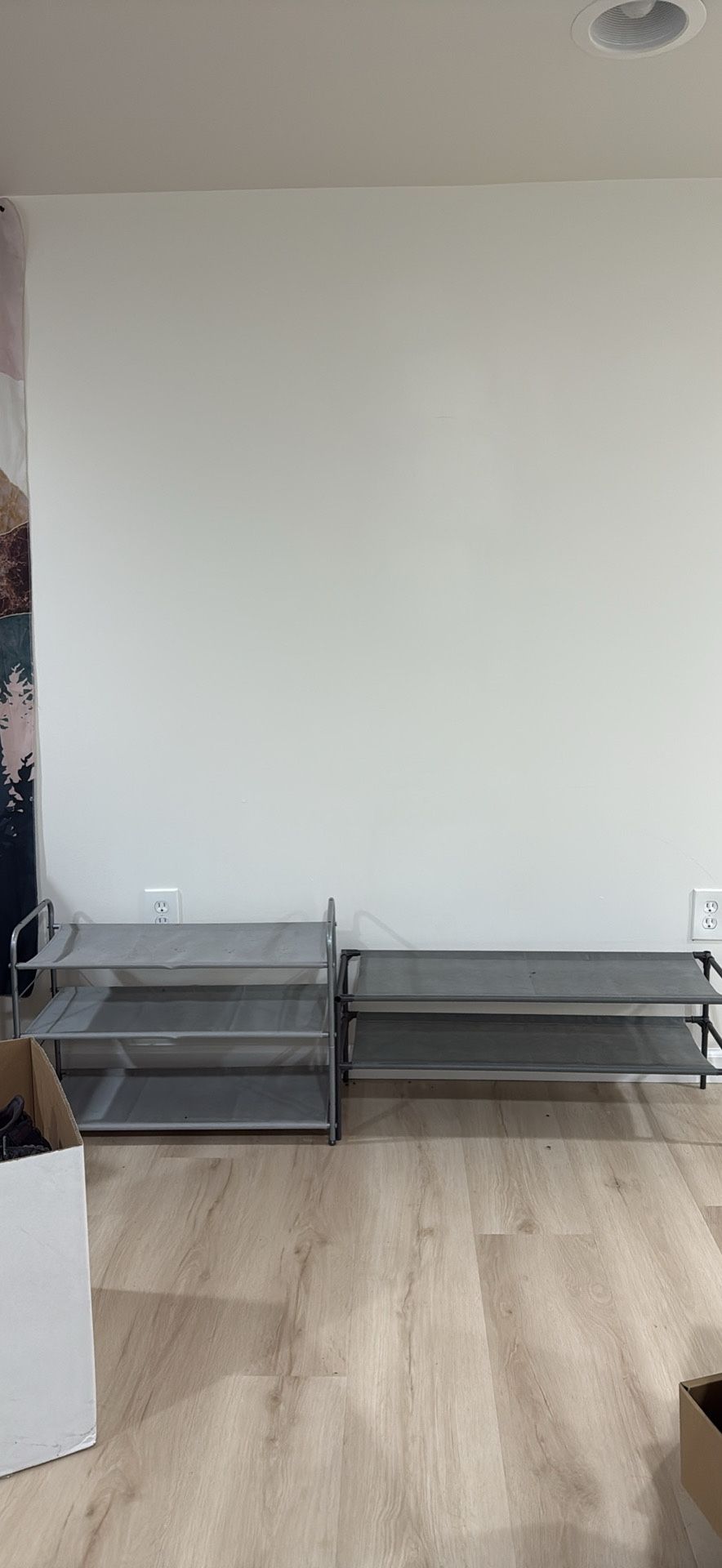 3 Different Shoe Racks