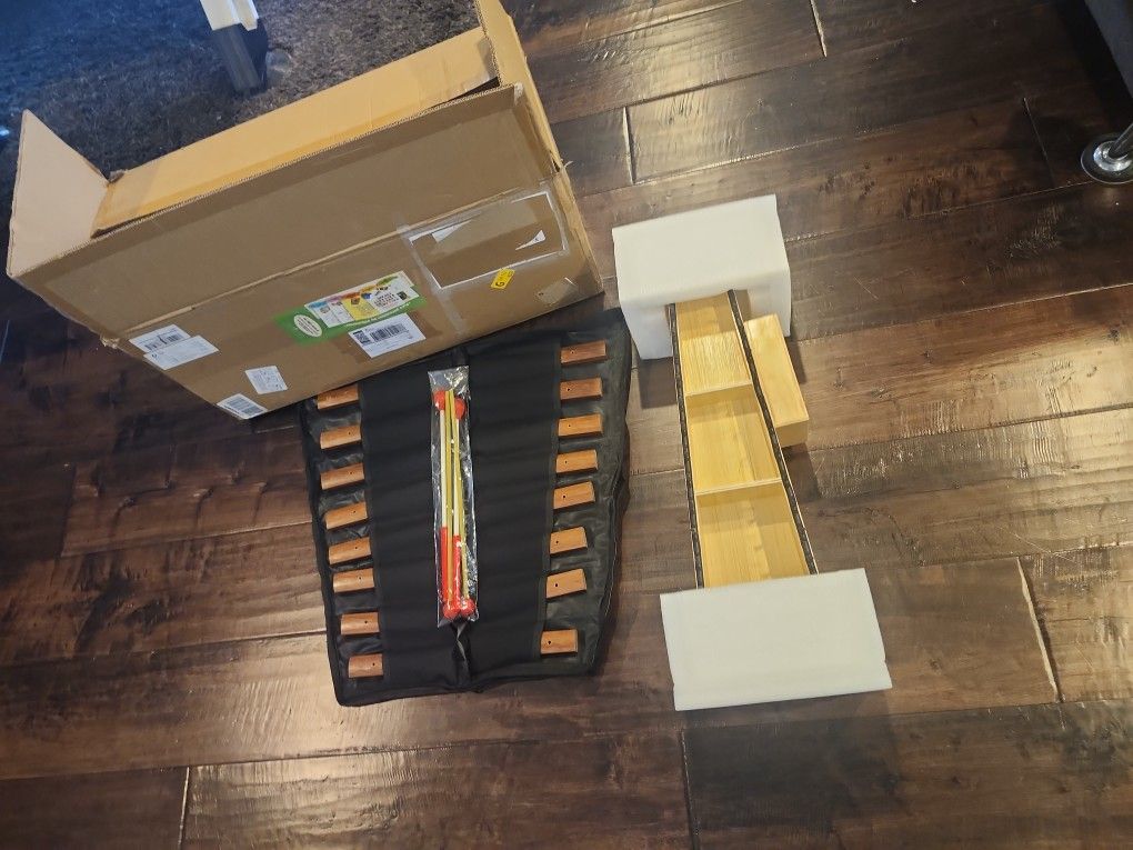 Xylophone inTemenos Orff Soprano with Resonator, 16 Fiberglass Keys, 2 Pairs of Mallets, Wooden Xylophone – Handmade Percussion Instrument