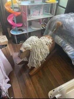 Kids Toy play Wood Rocking Lion. $20 Everett/Melvin Avenue Pick Up Area. Cash only.