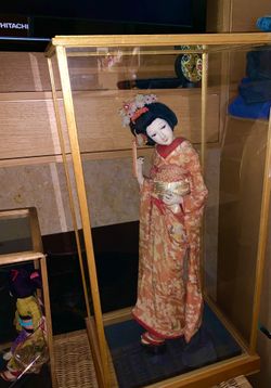 Vintage Japanese Doll And Case