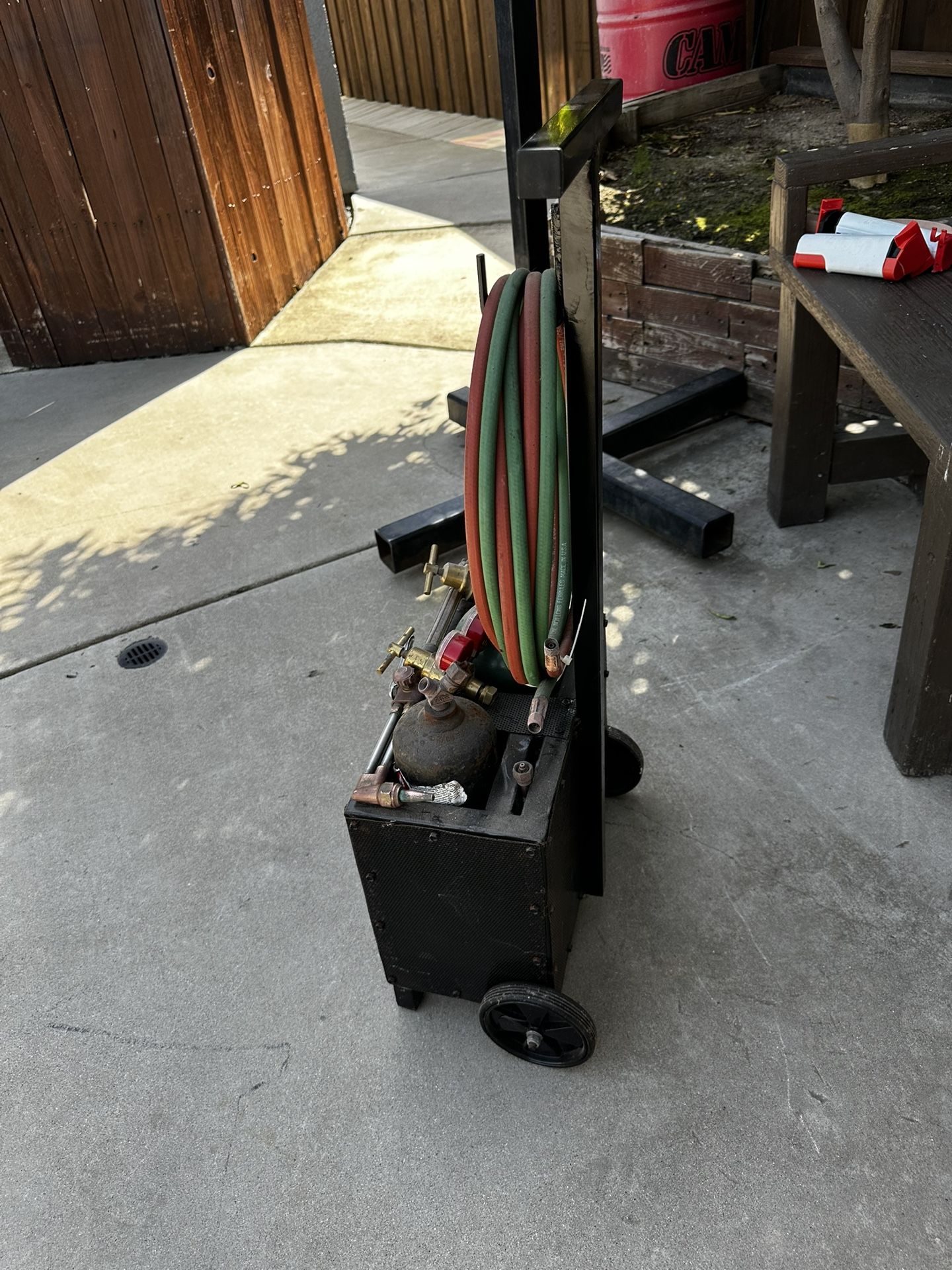 Oxygen Acetylene Cutting Brazing Kit With Cart