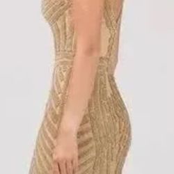 Gold Cinderella Long Dress