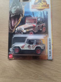 93 Jeep Wrangler Jurrasic world Matchbox