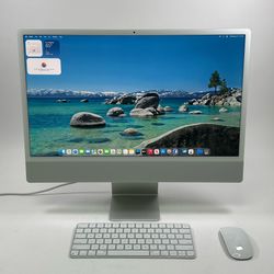 2021 Apple iMac 24" M1 7 Core 3.2GHz 8GB RAM 256GB SSD Silver A2439