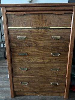 Wood Chest of Drawers Dresser