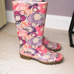 Coach Rain Boots Size 10 $50