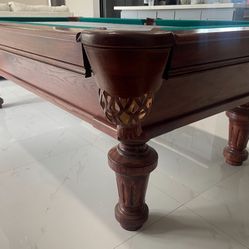 Pool Table 8ft( Free Delivery & Set Up & New Color Felt Of Your Choice