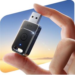for Apple Carplay Wireless Adapter, 3X Fast Auto-Connect, No Latency, Plug and Play, Bluetooth 5.3 & WiFi 6, 2025 Mini Car Play Dongle for iPhone 5~16