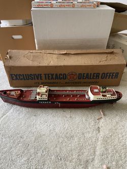 Vintage 1961 Texaco North Dakota Tanker Ship
