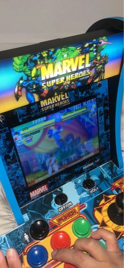 Marvel superheroes Capcom video game has four different games to choose from Marvel superheroes $250