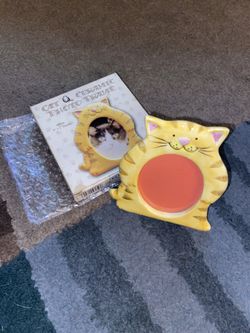 Cat Ceramic Photo Frame 