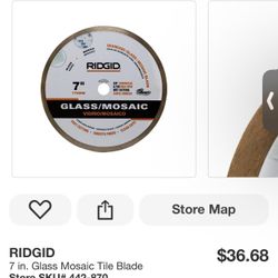 7 Inch Glass Mosaic Cutting Blade