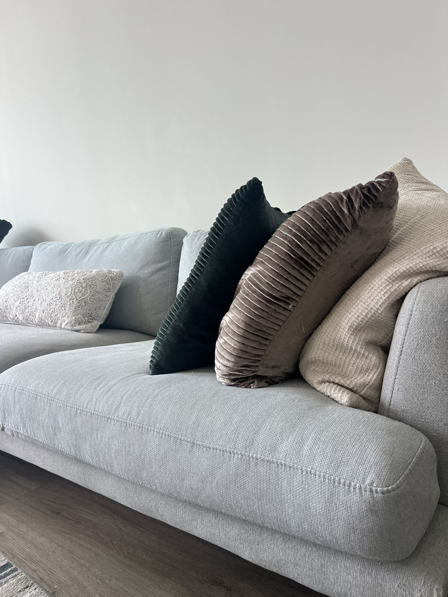 3 Piece Gray couch/sofa/sectional