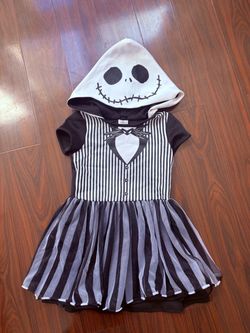 Jack Skellington Halloween Costume Dress with Hood