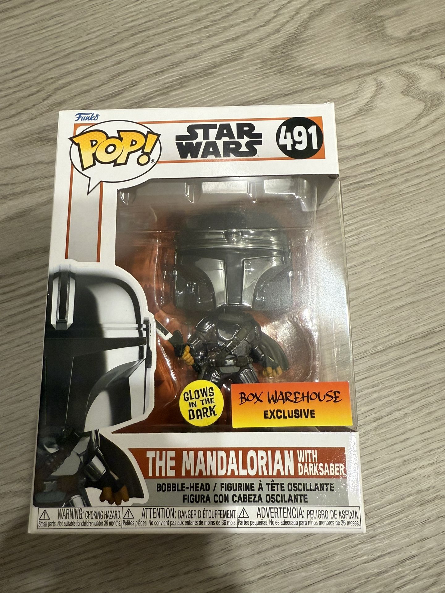 Star Wars The Mandalorian With Dark Saber Funko 491