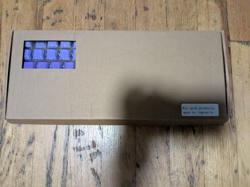 Violet Gradient Low Profile Key caps Mx Stem For Keyboard