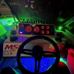 91 Sea swirl Chevy 4.3L V6 motor OMC cobra outdrive