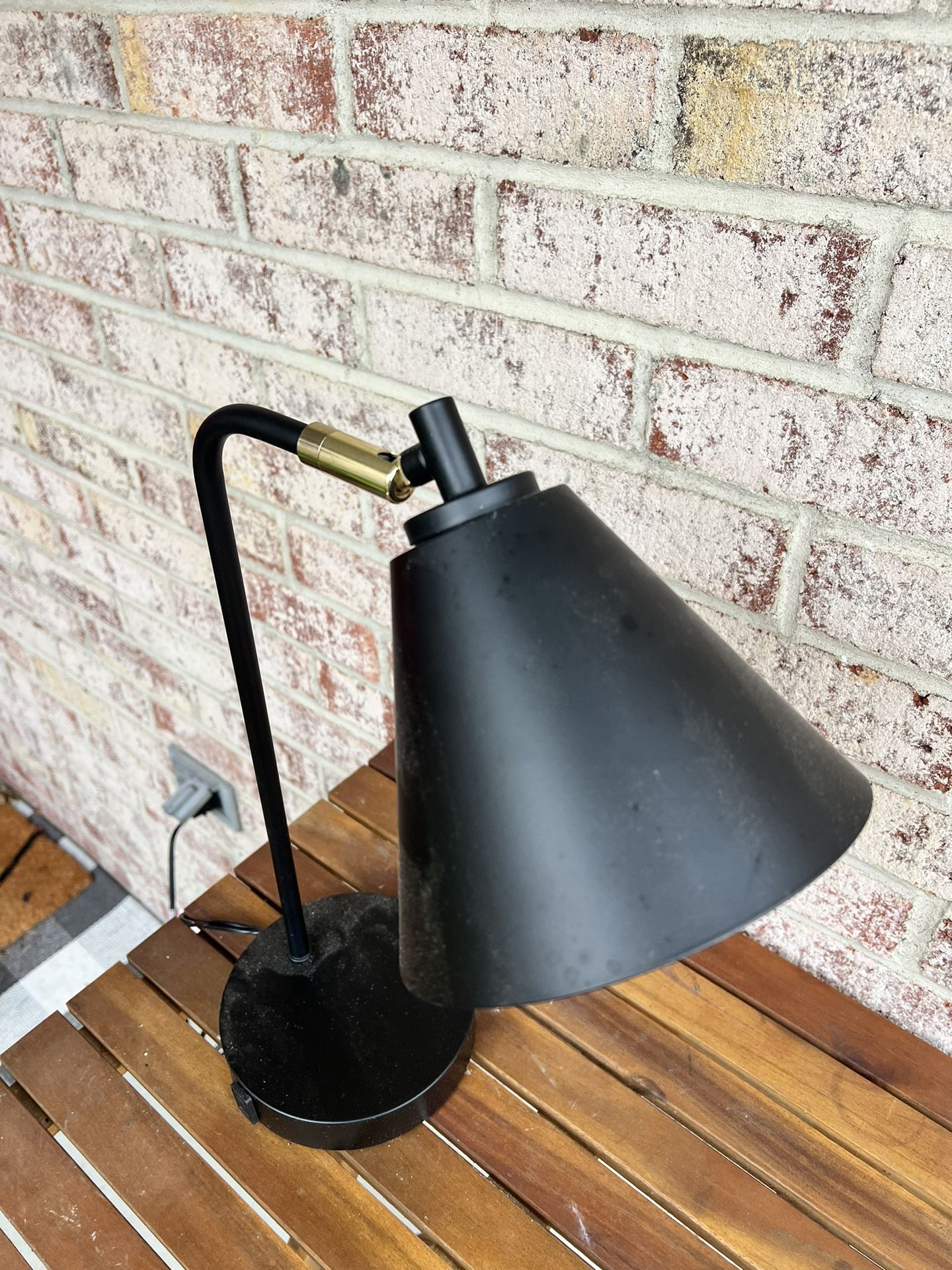 Black Industrial Desk Lamp
