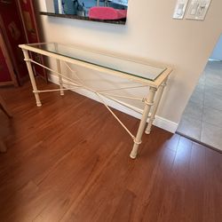 Glass top Credenza