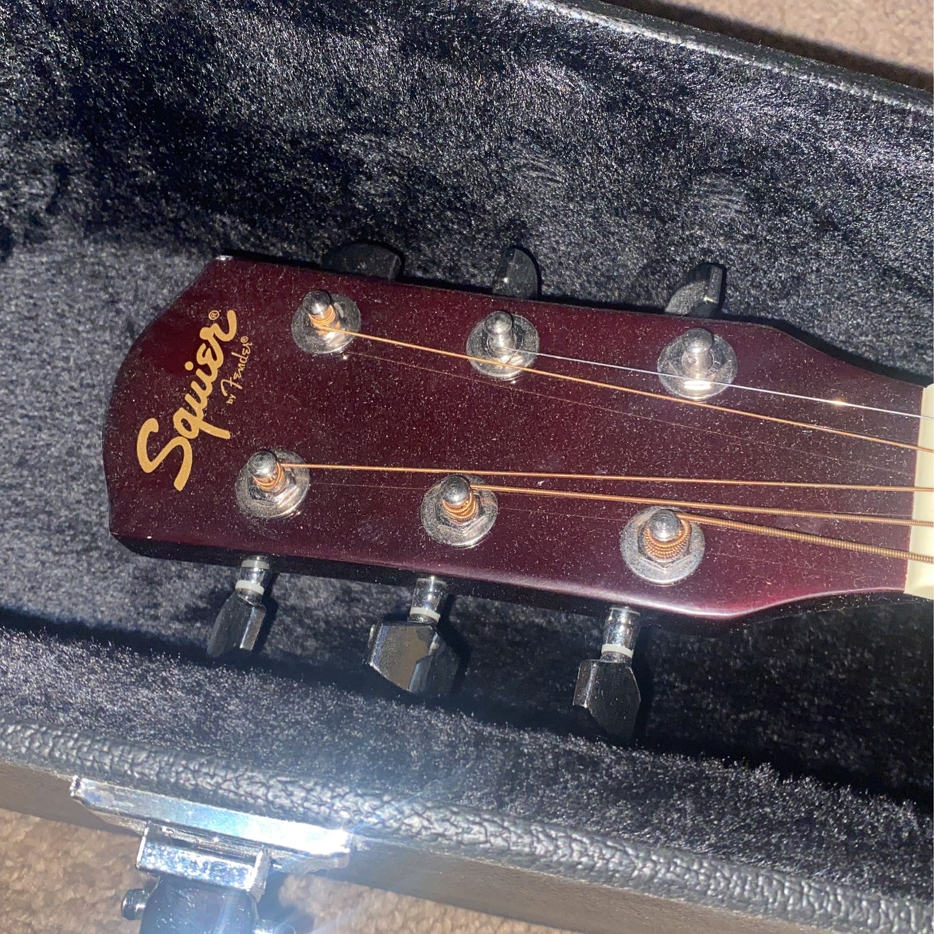 Squire Guitar And Case