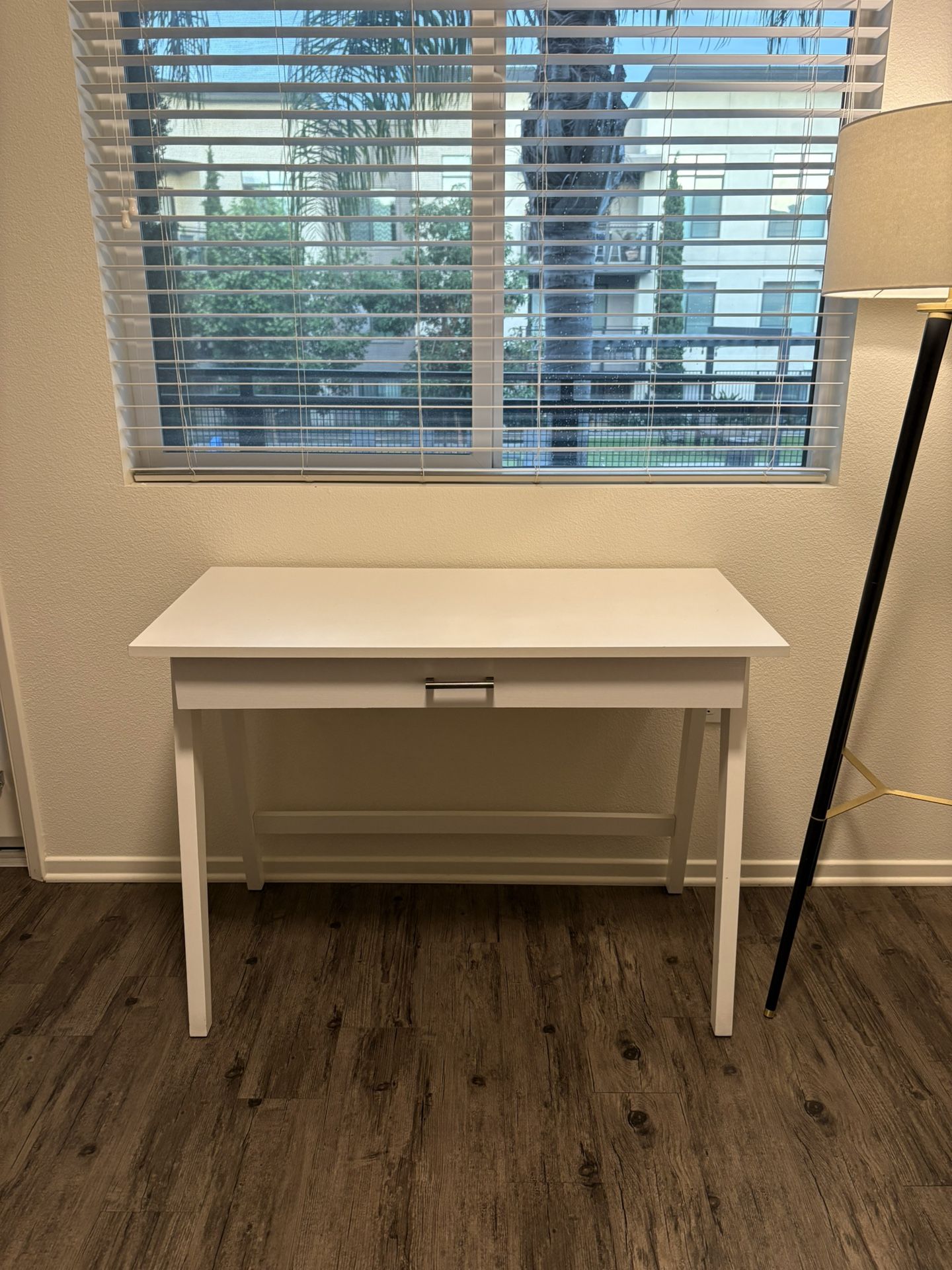 White Wooden Desk 42”