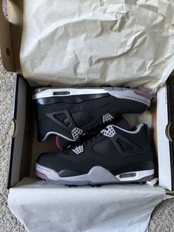 Jordan 4 Bred Golf Size 10.5