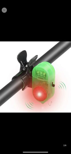 Fishing alarm high sensitive sound and light luminous cast rod sea rod fishing sea rod bell siren fishing rod alarm light