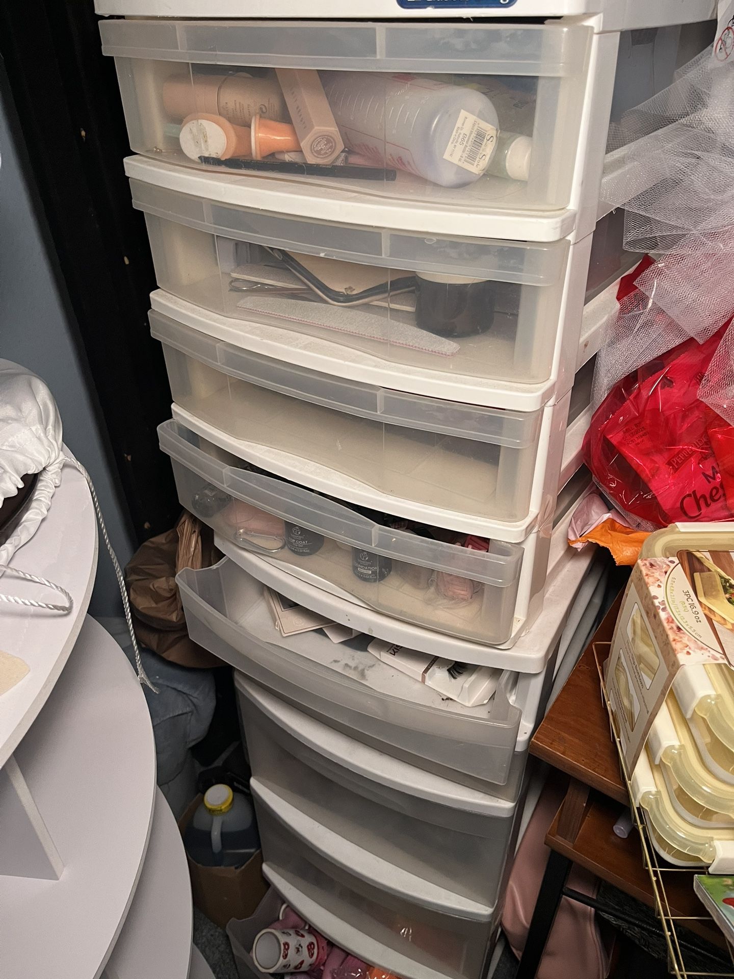 4 Drawer Plastic Storage