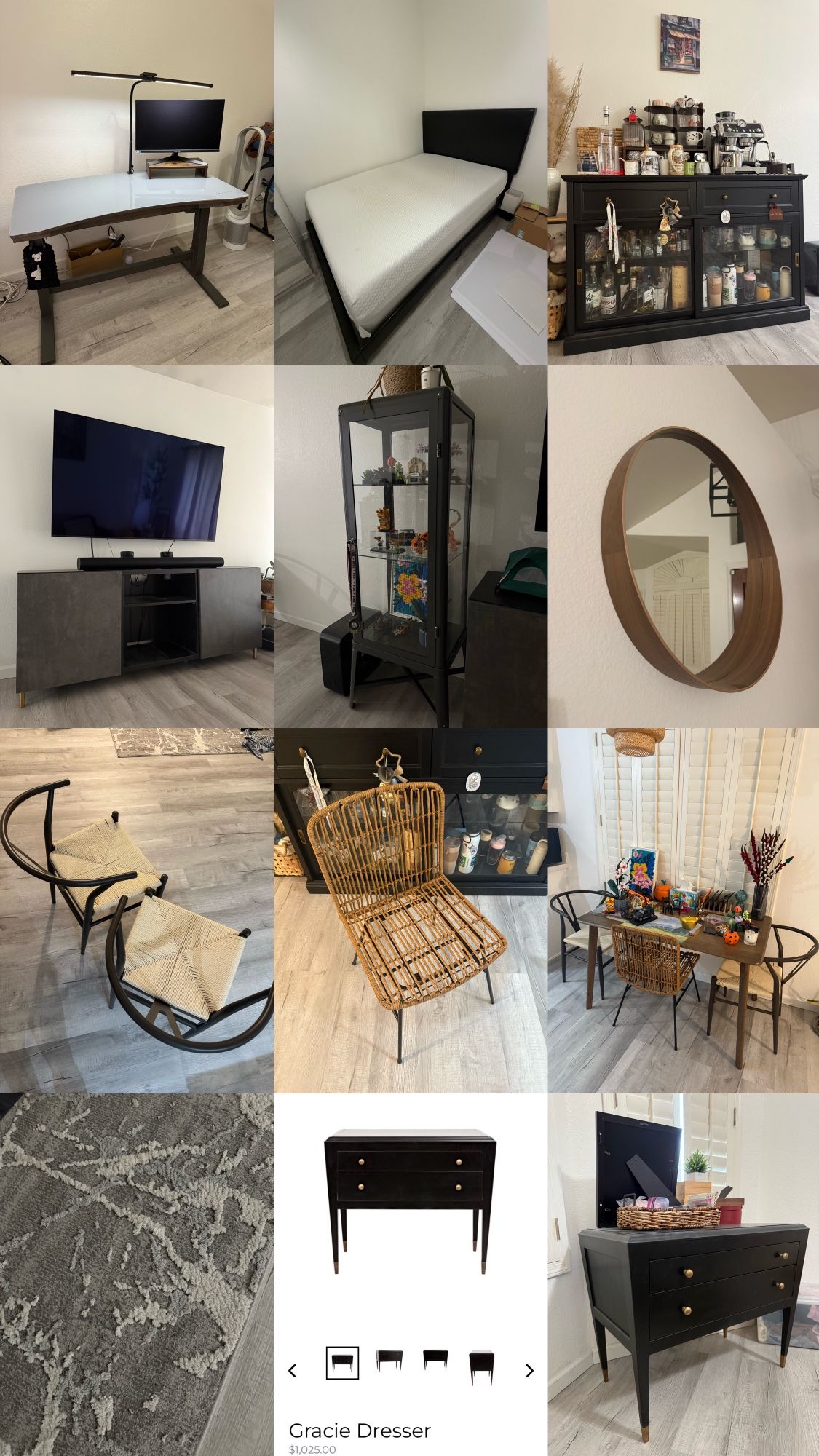 Moving Sale! Furniture Office Kitchen Bowl Mirror Dine In Table Chair Couch