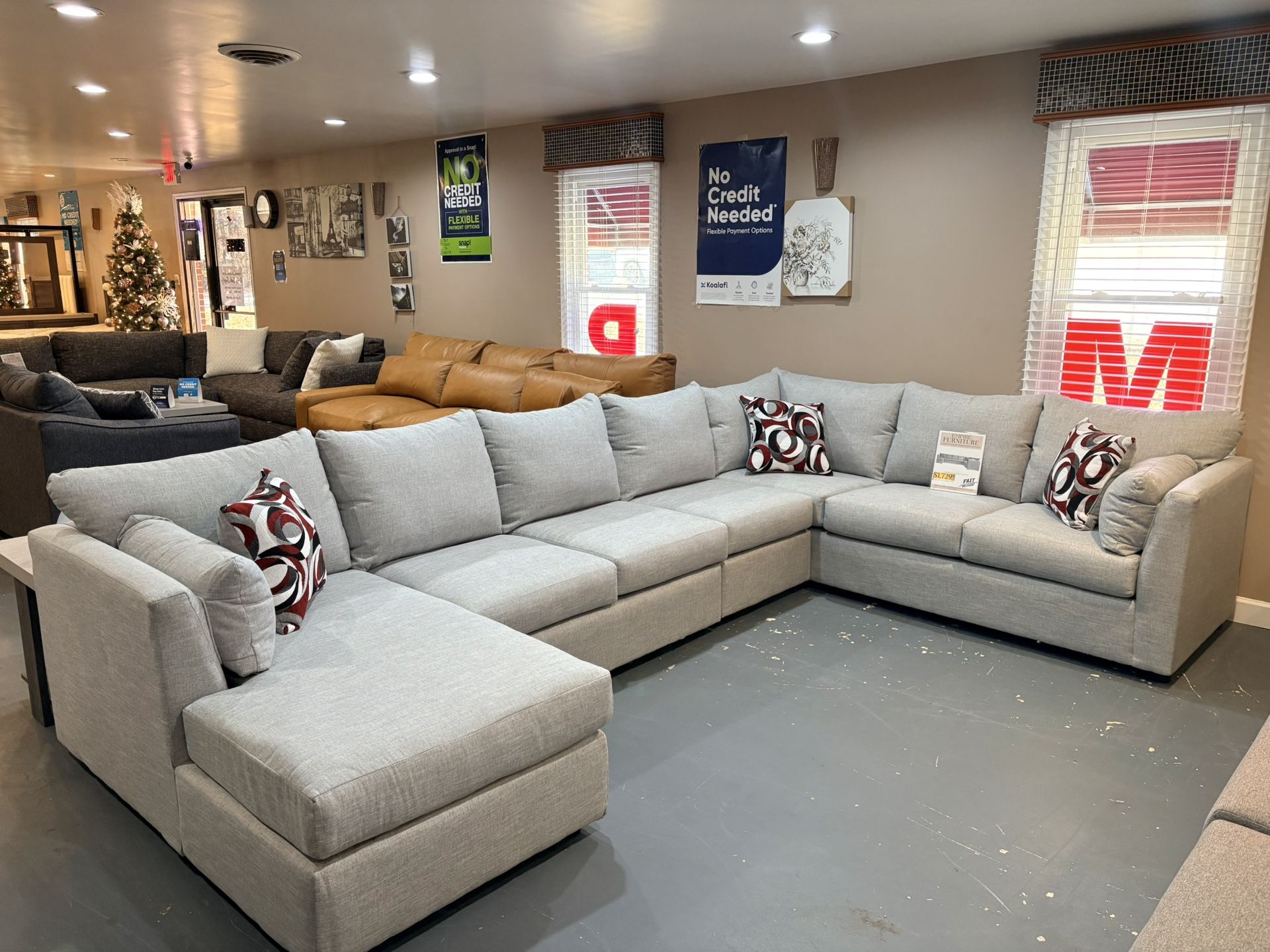 New Hughes Furniture Sectional