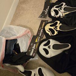 Ghost Face Halloween Mask Collection