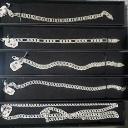 Silver Bracelets 