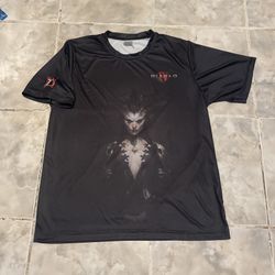 Diablo IV 4 Blizzard Ent AOP  Video Game Dev Employee Promo Jersey SZ XL