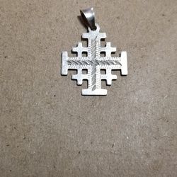 SILVER CHRISTIAN CRUSADERS CROSS 