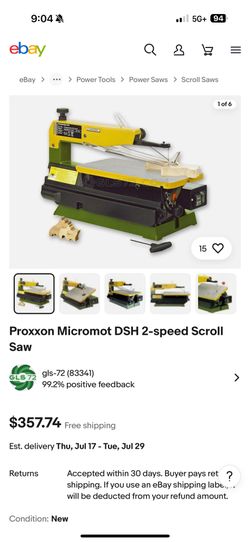 Proxxon Scroll Saw Dsh/E 
