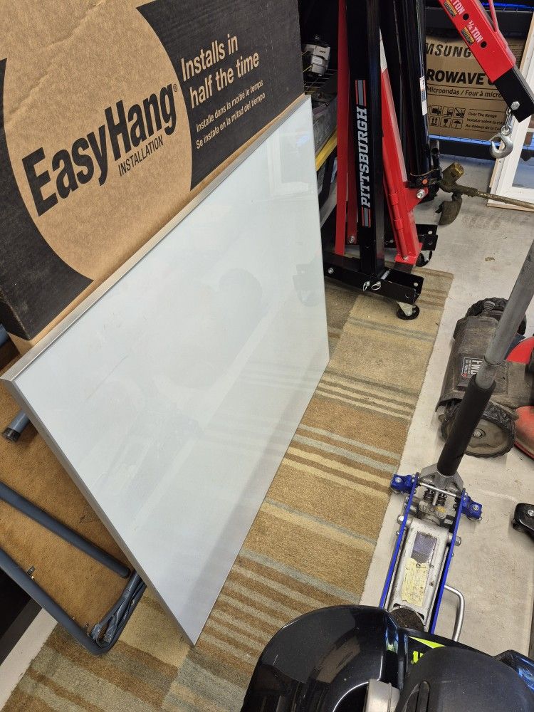 Dry Erase Board Glass And Metal Reversable